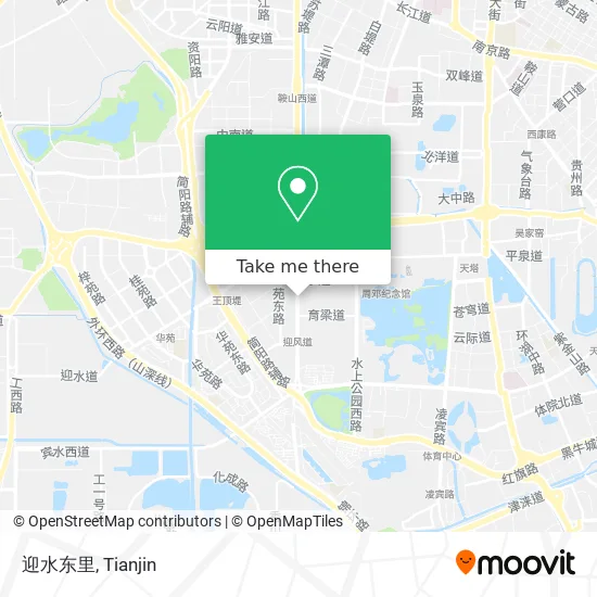 迎水东里 map