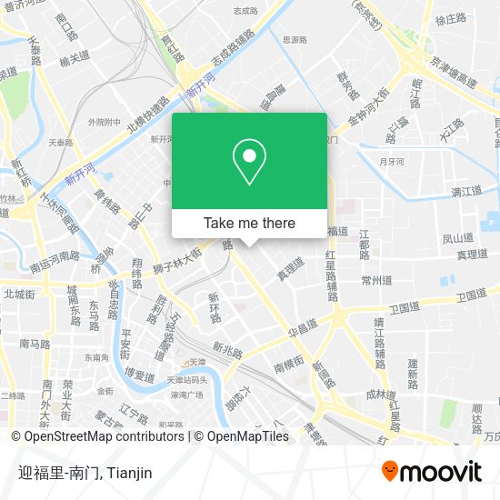 迎福里-南门 map