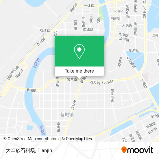 大辛砂石料场 map