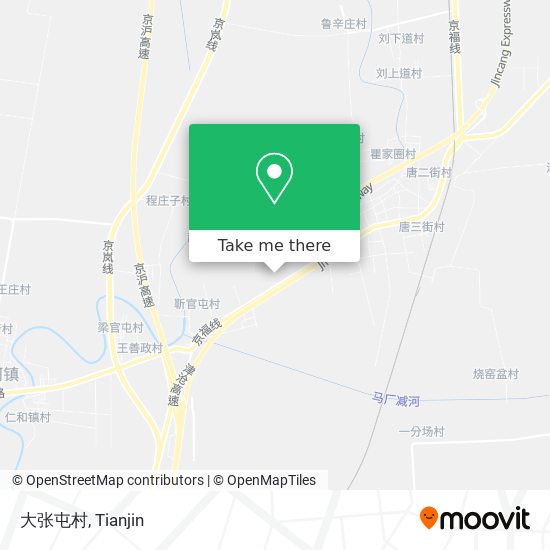 大张屯村 map