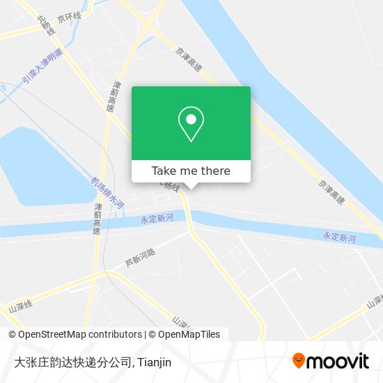 大张庄韵达快递分公司 map