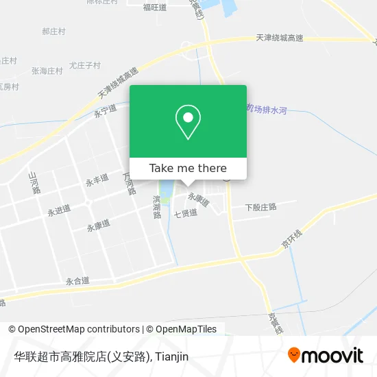 华联超市高雅院店(义安路) map