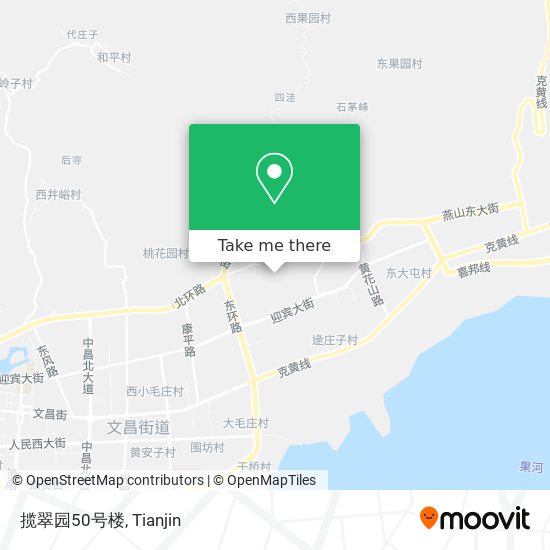 揽翠园50号楼 map