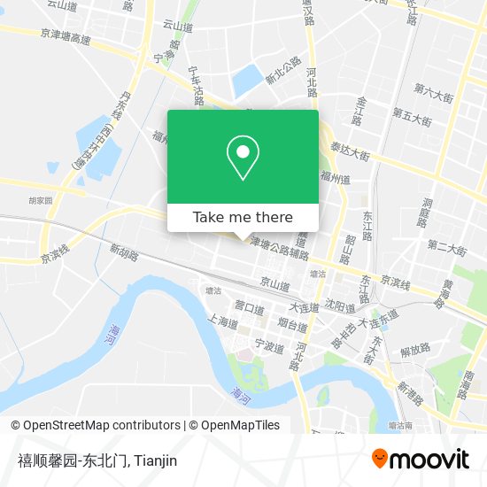 禧顺馨园-东北门 map