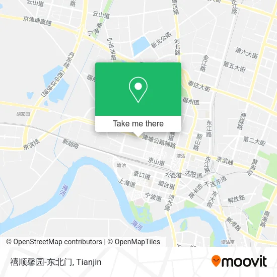 禧顺馨园-东北门 map