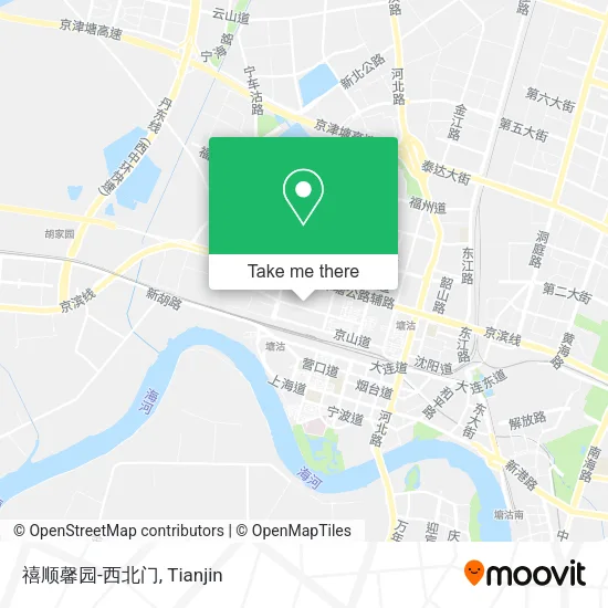 禧顺馨园-西北门 map