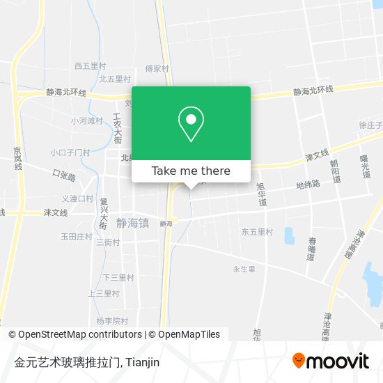 金元艺术玻璃推拉门 map