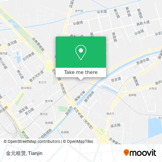 金元租赁 map