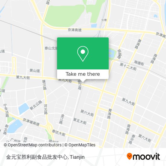 金元宝胜利副食品批发中心 map