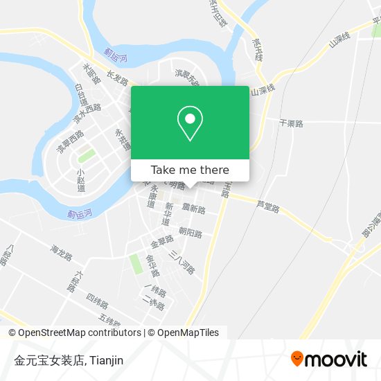金元宝女装店 map