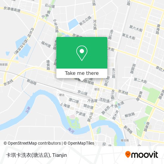 卡琪卡洗衣(塘沽店) map