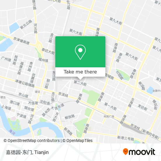 嘉德园-东门 map