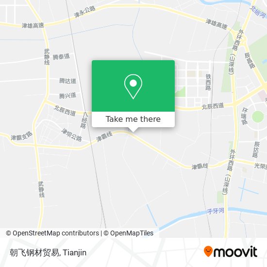 朝飞钢材贸易 map