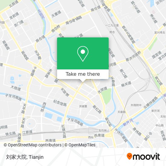 刘家大院 map