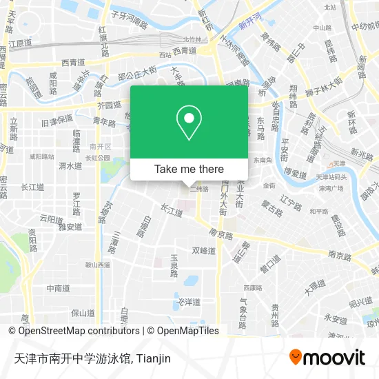 天津市南开中学游泳馆 map