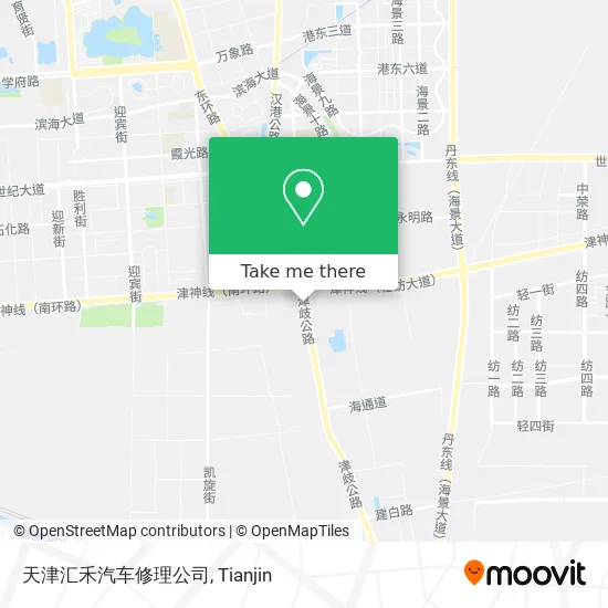 天津汇禾汽车修理公司 map