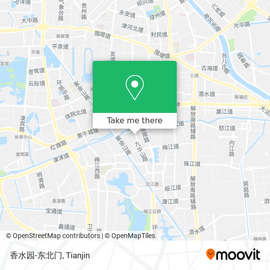 香水园-东北门 map