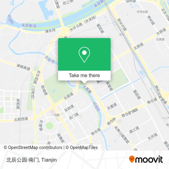 北辰公园-南门 map