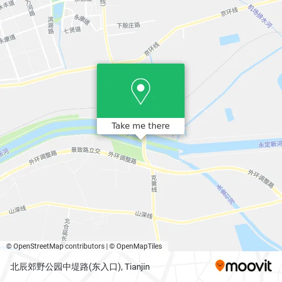 北辰郊野公园中堤路(东入口) map