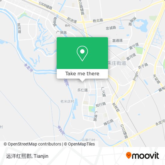远洋红熙郡 map