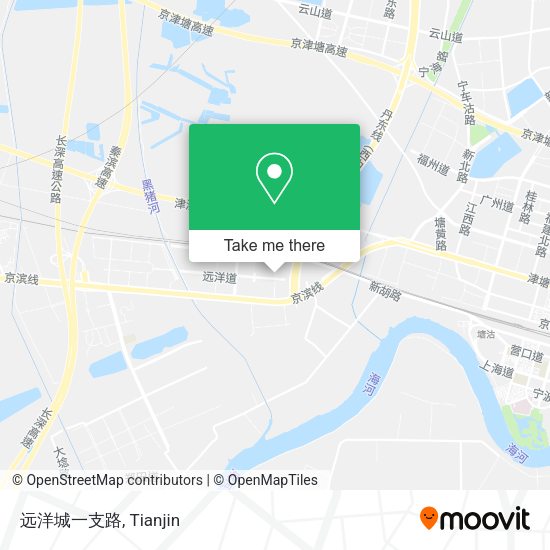 远洋城一支路 map
