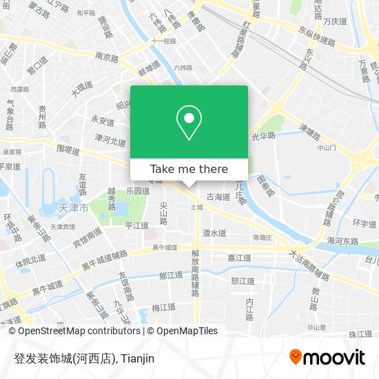 登发装饰城(河西店) map