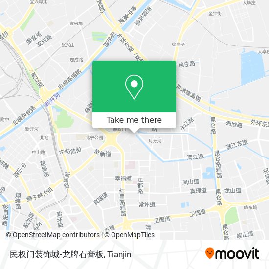 民权门装饰城-龙牌石膏板 map