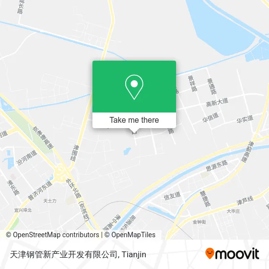 天津钢管新产业开发有限公司 map