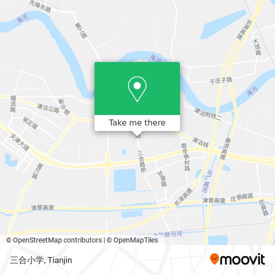 三合小学 map