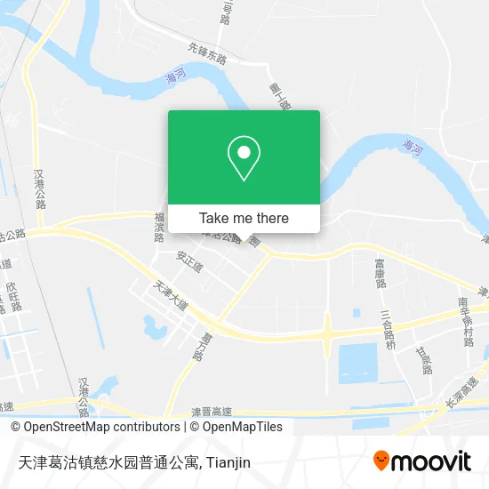 天津葛沽镇慈水园普通公寓 map