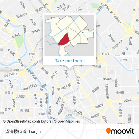 望海楼街道 map