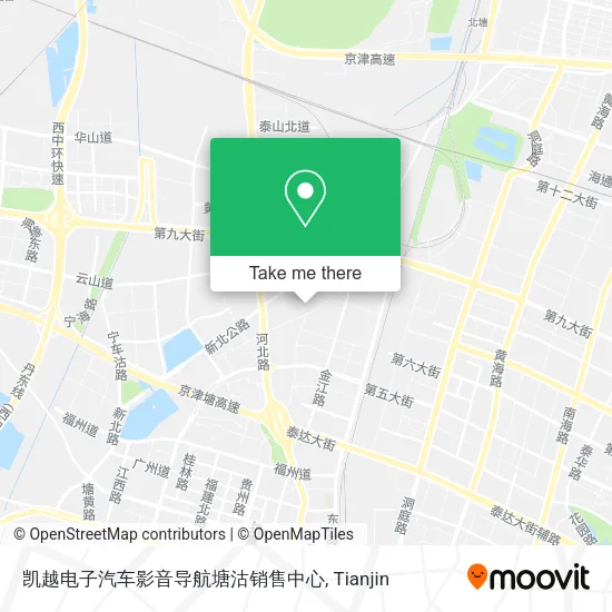 凯越电子汽车影音导航塘沽销售中心 map