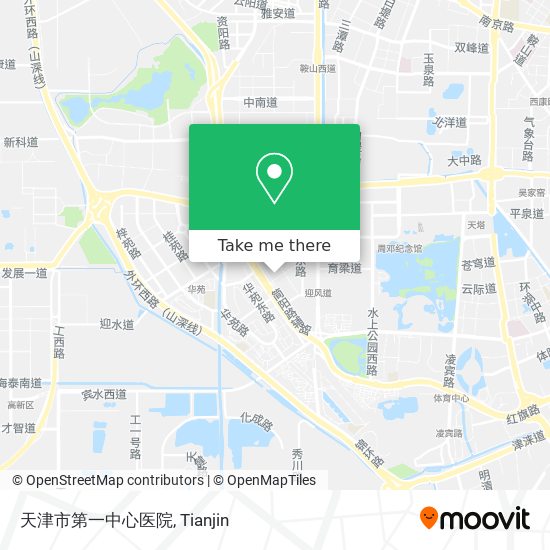 天津市第一中心医院 map