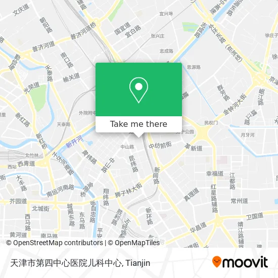 天津市第四中心医院儿科中心 map
