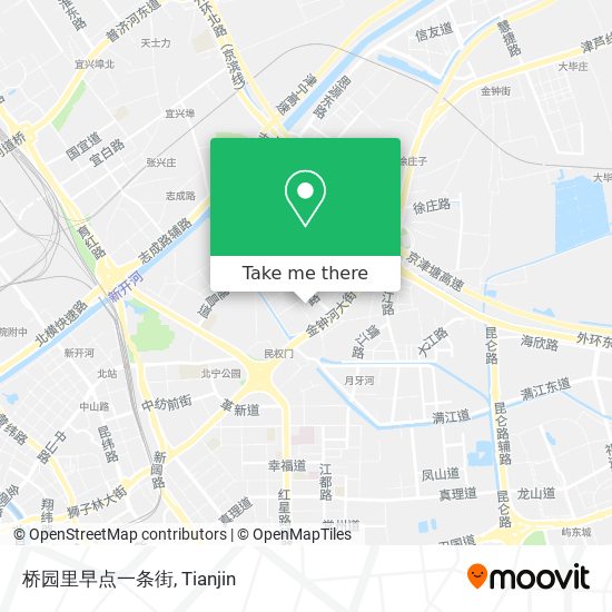 桥园里早点一条街 map