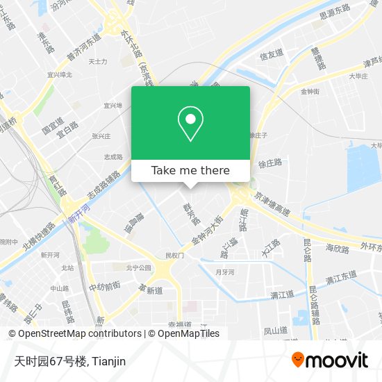 天时园67号楼 map