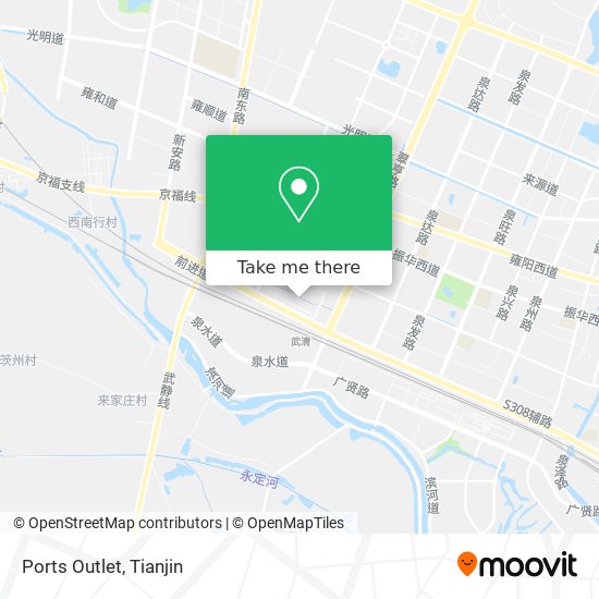 Ports Outlet map