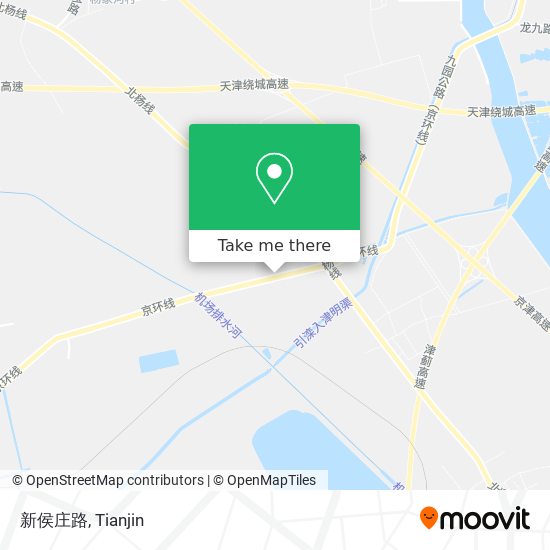 新侯庄路 map