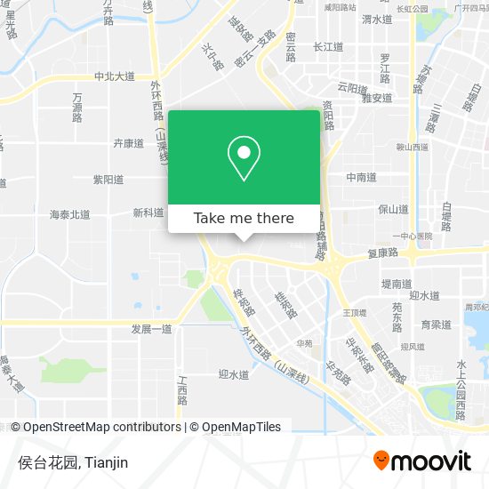 侯台花园 map