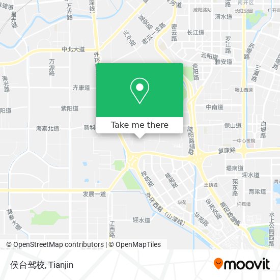 侯台驾校 map