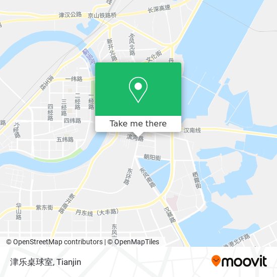 津乐桌球室 map