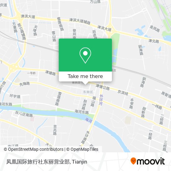 凤凰国际旅行社东丽营业部 map