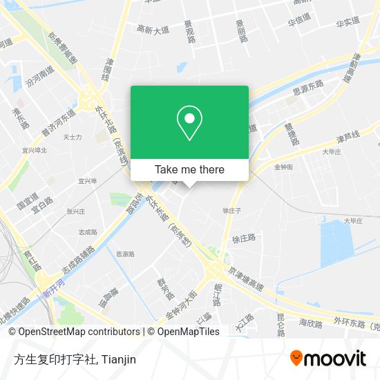 方生复印打字社 map