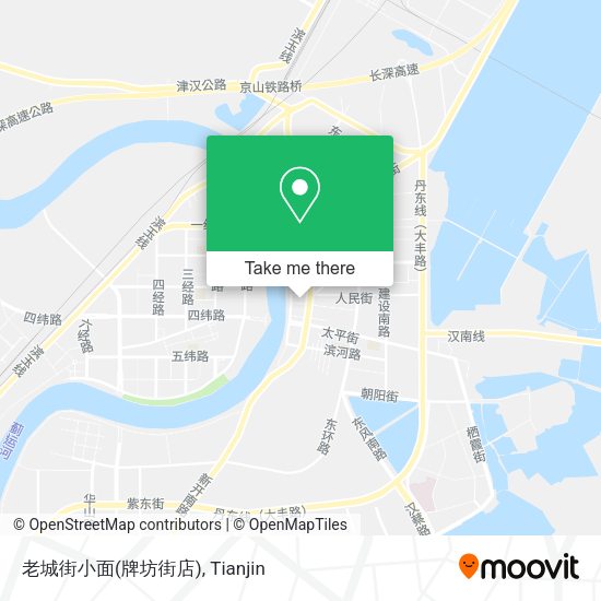 老城街小面(牌坊街店) map