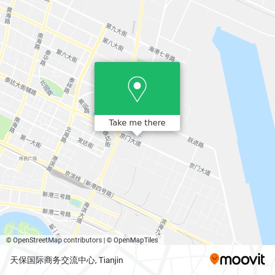 天保国际商务交流中心 map