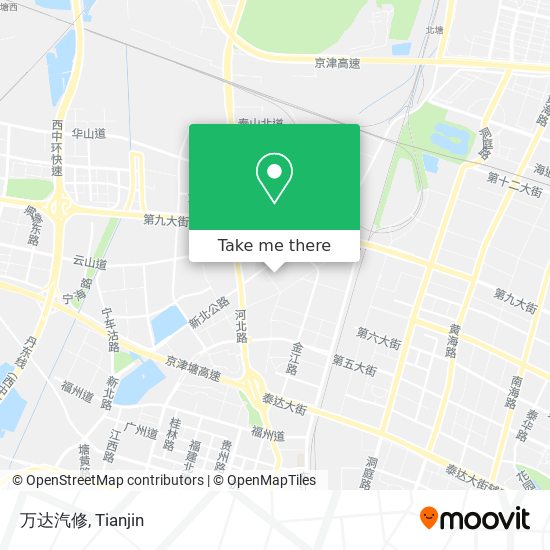 万达汽修 map