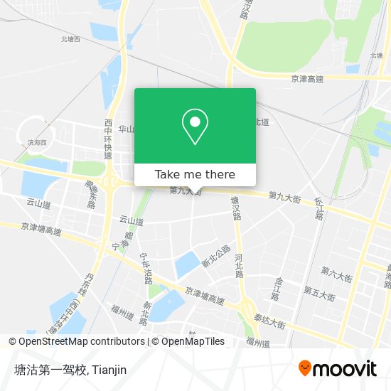 塘沽第一驾校 map