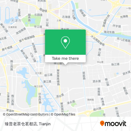 臻普老茶仓茗都店 map