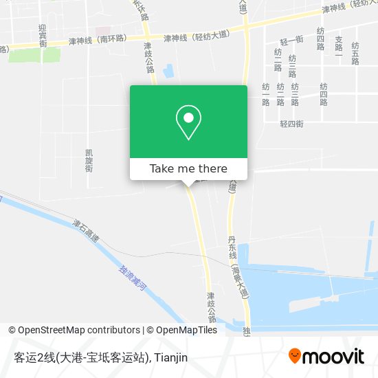 客运2线(大港-宝坻客运站) map