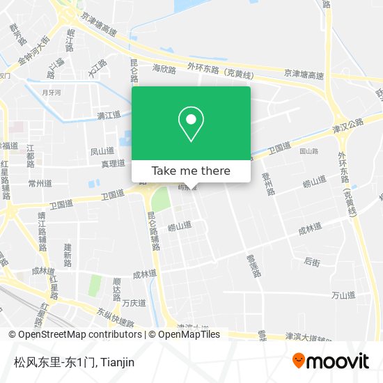 松风东里-东1门 map